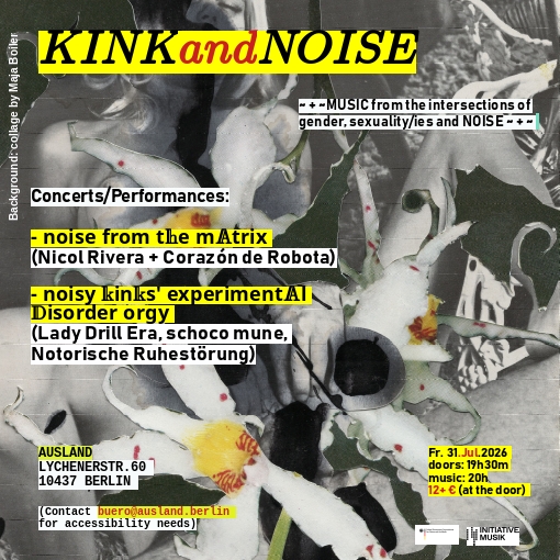 Poster to Kink and Noise, collage by Maja Böller