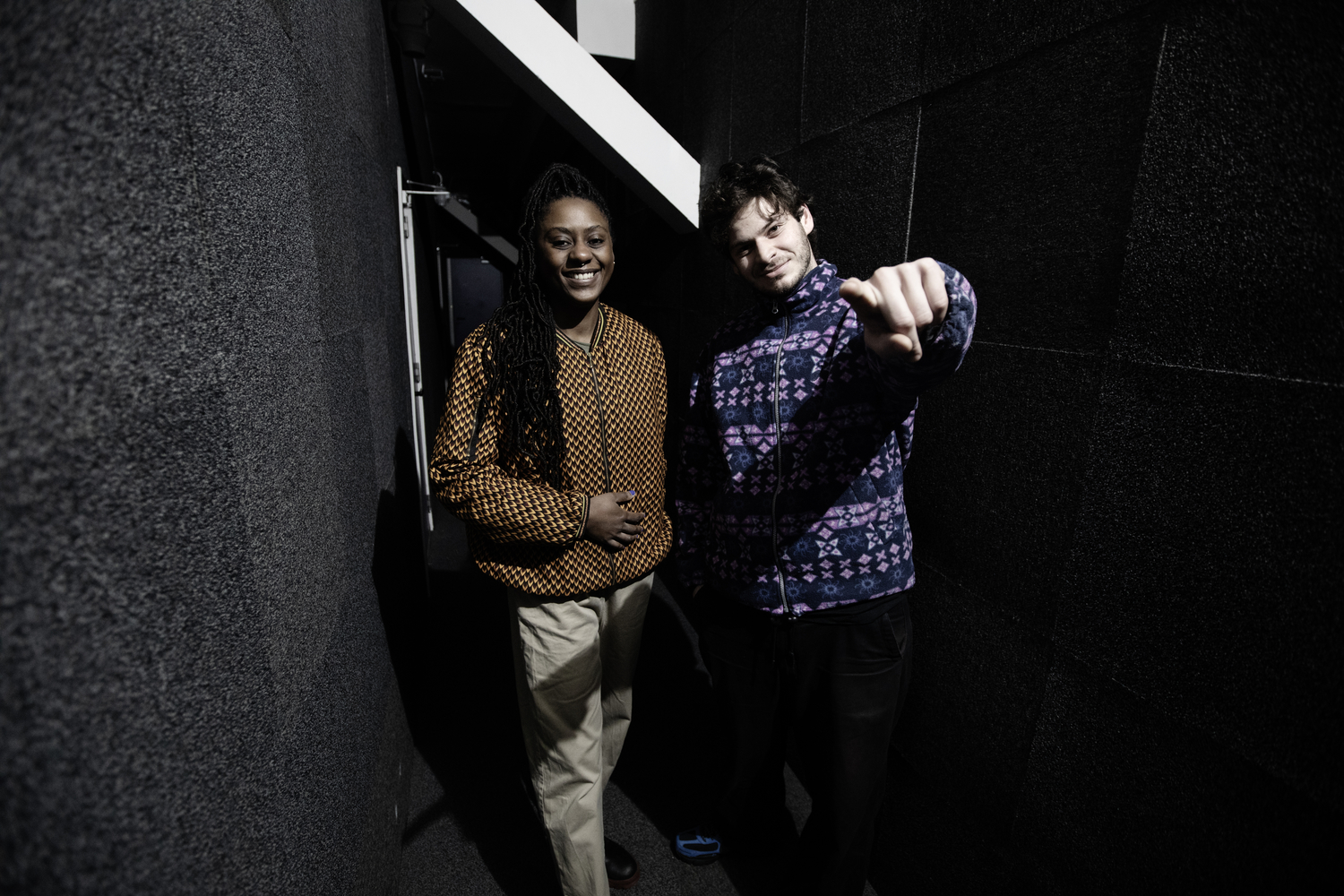 Farida Amadou and Egon Wolfson © Laurent Orseau