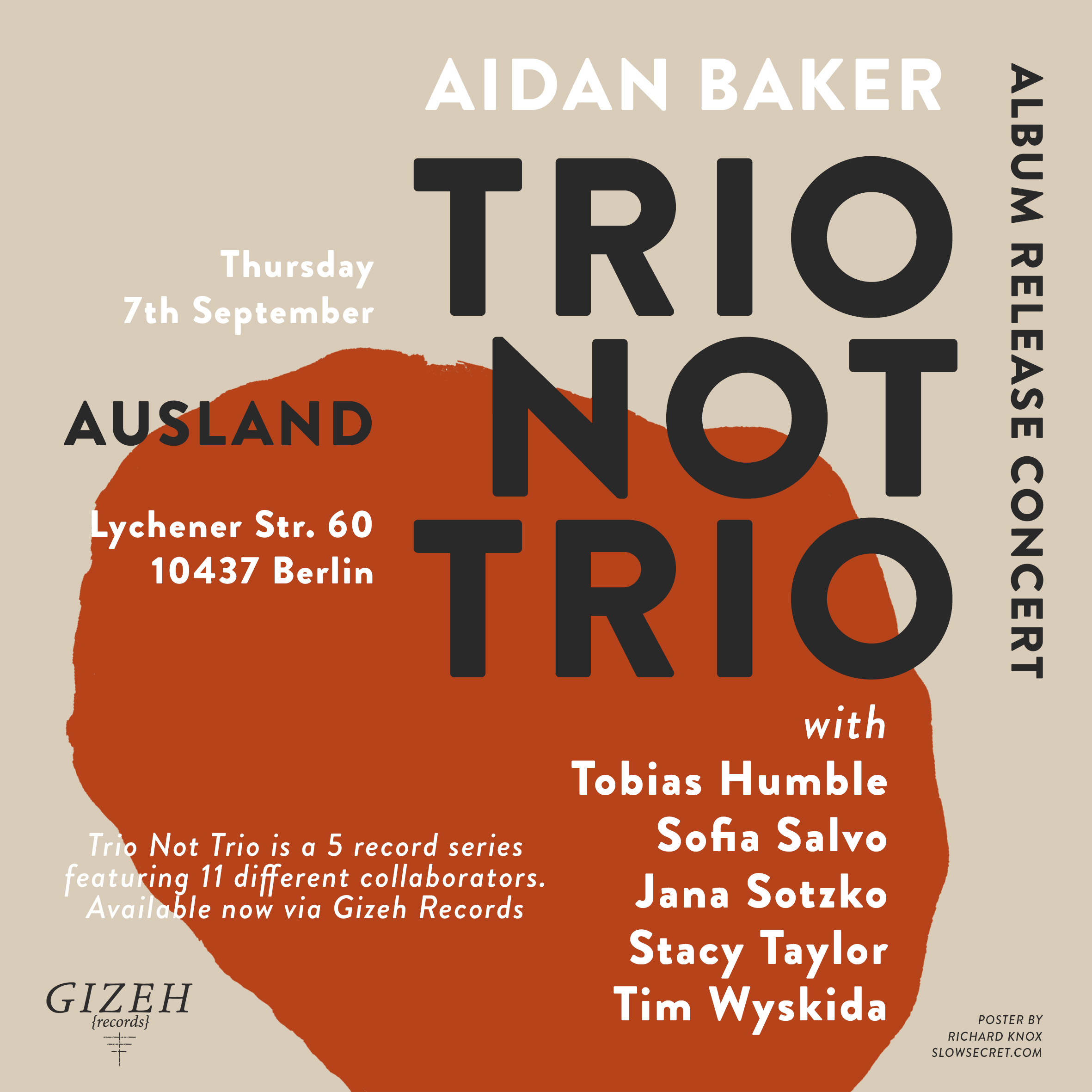 Image for Aidan Baker - Trio Not Trio (Album Release Show)