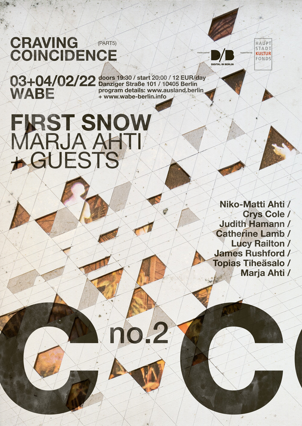 Image for FIRST SNOW - Marja Ahti & Guests | Day 1